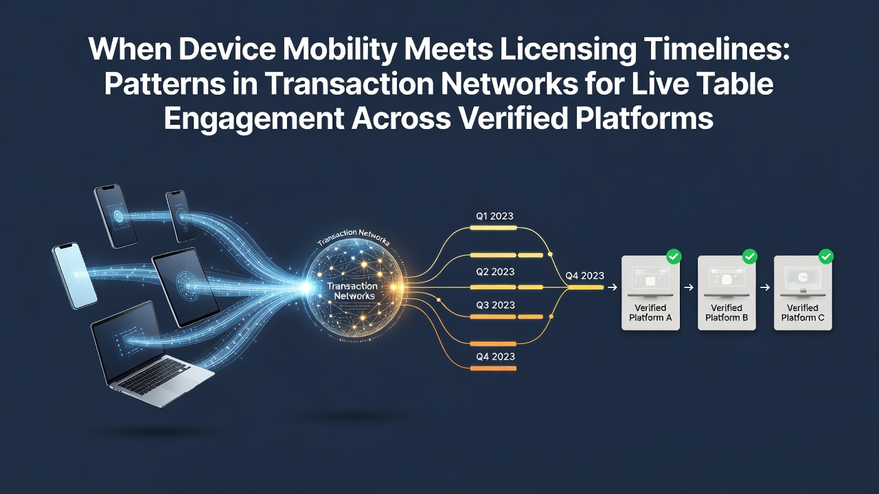 Analyse von Transaktionsmustern in mobilen Live-Tisch-Plattformen mit Fokus auf Lizenzierungsprozesse